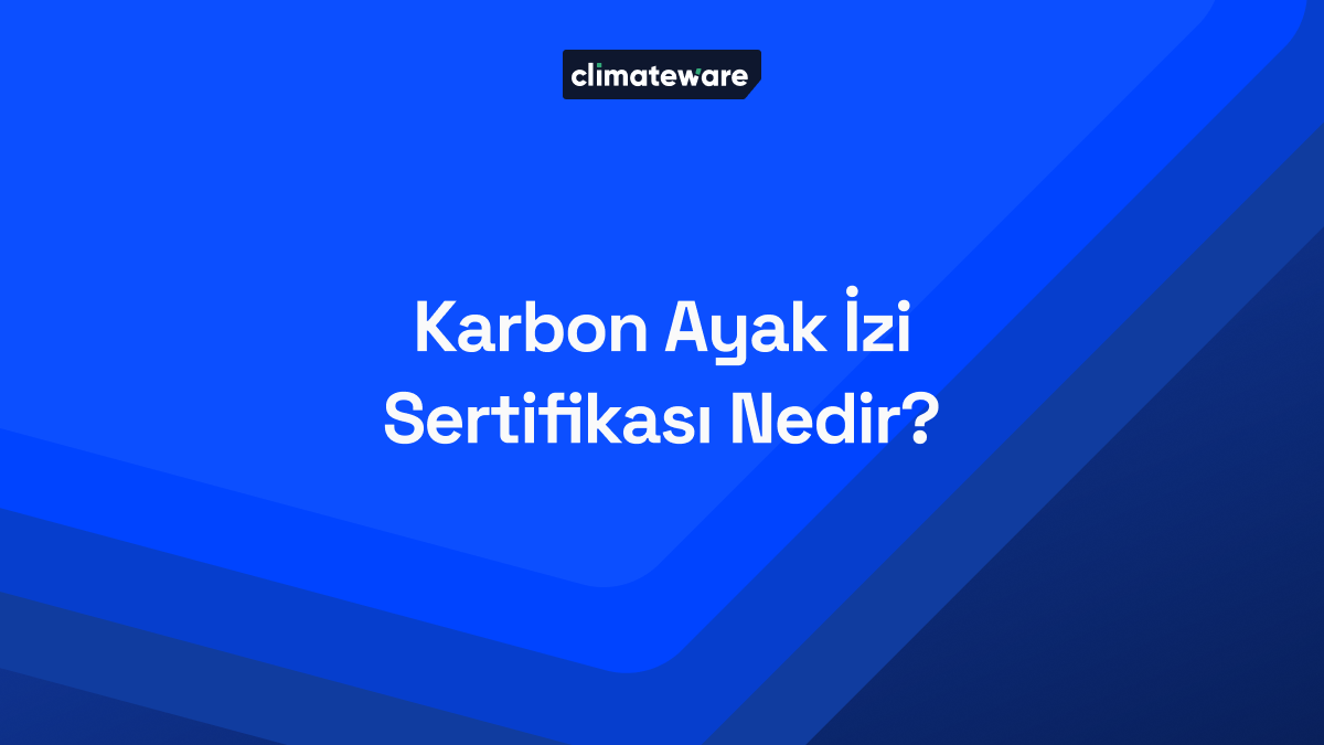 Karbon Ayak İzi Sertifikası Nedir?