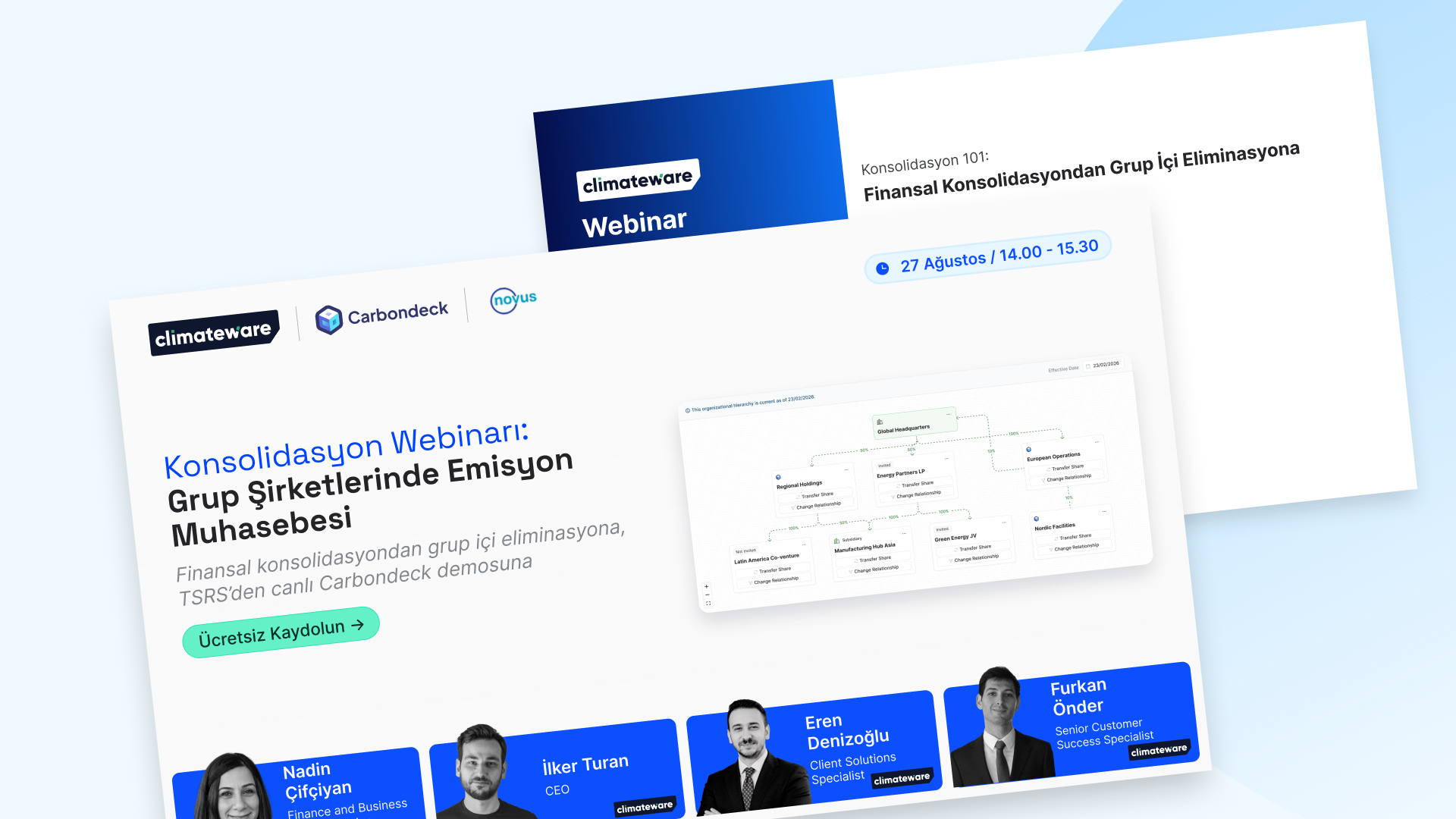 Konsolidasyon Webinarı: Grup Şirketlerinde Emisyon Muhasebesi